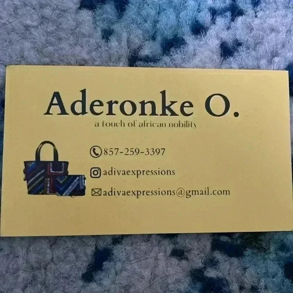 Becawax handmade patchwork Nigerian gold, chain shoulder purse NWT - Picture 10 of 10